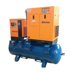 Промышленный винтовой компрессор BERG ВК-7,5РО-500/8 бар с ременным приводом